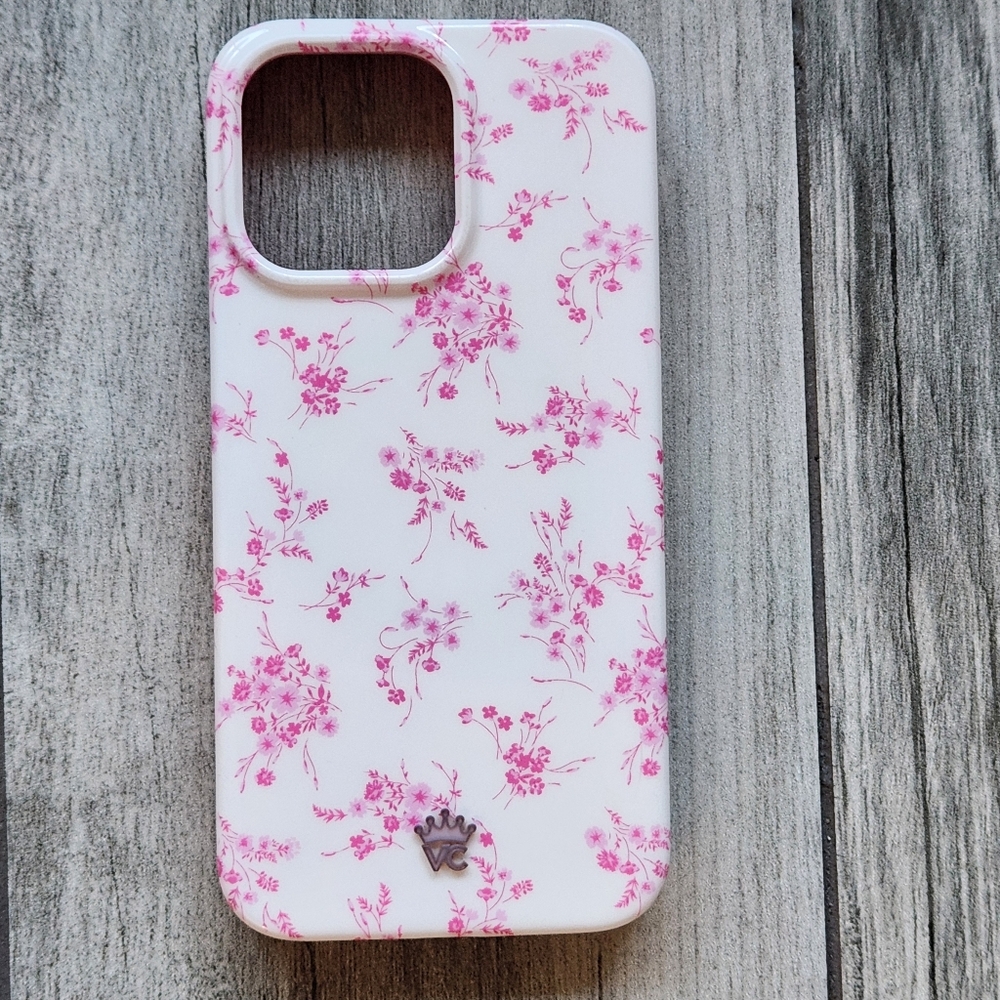 Velvet Caviar Floral iPhone Phone Case Cottagecore Ditsy Flowers Pink Girlypop